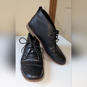 Sperry Black Chukka Boots with Polished Leather